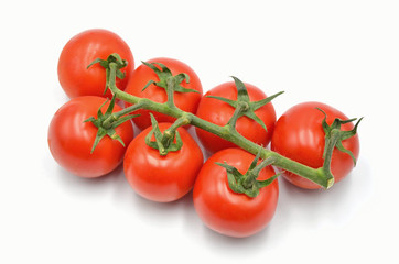 tomato on a white background isolated photo