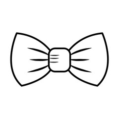 elegant bowtie isolated icon vector illustration design