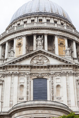 18th century St Paul Cathedral, London, United Kingdom.