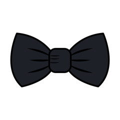 elegant bowtie isolated icon vector illustration design