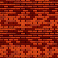 Brick wall seamless pattern
