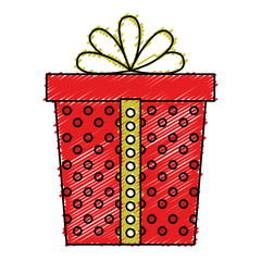 gift box present icon vector illustration design