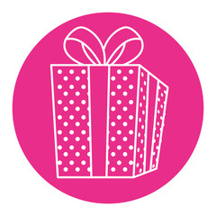 gift box present icon vector illustration design