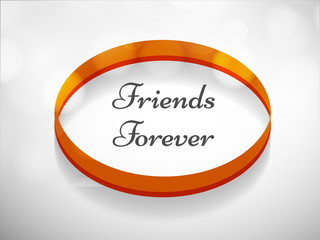 illustration of Friendship Day background