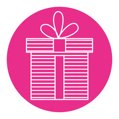 gift box present icon vector illustration design