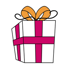 gift box present icon vector illustration design