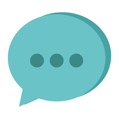 speech bubble message icon vector illustration design