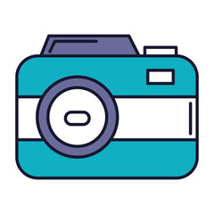 camera photographic isolated icon vector illustration design