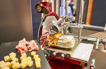 Red Vintage Ham Slicer