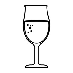 wine cup isolated icon vector illustration design