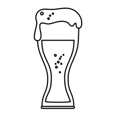 beer cup isolated icon vector illustration design