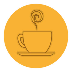coffee cup isolated icon vector illustration design