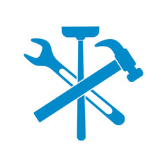 Plumbing work symbol icon