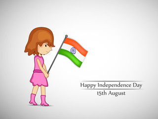 illustration of India Independence Day Background