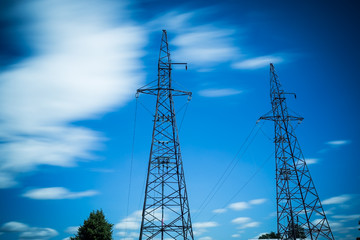 high voltage post.