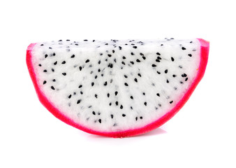 Dragon Fruit isolated against white background.
