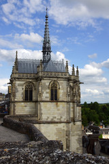 Chapelle où repose Léonard de Vinci dans le chateau d'Amboise en France