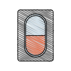 pill vector illustration