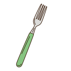 fork cutlery isolated icon vector illustration design
