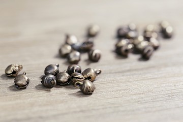 Small Christmas bells decoration background