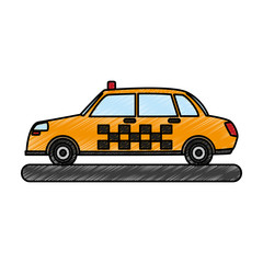 Naklejka na ściany i meble Taxi vector illustration