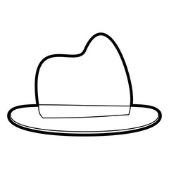 hat vector illustration