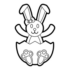 bunny vector illustration