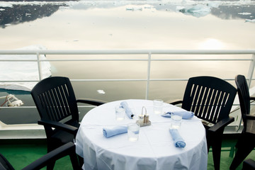 Expedition Ship Dinner - Greenland