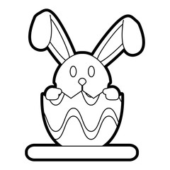 bunny vector illustration