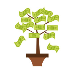 dollar bill money icon image