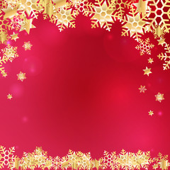Christmas golden background