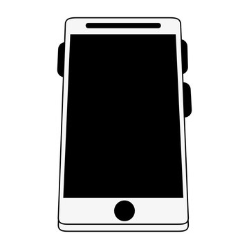 smartphone with blank screen icon image