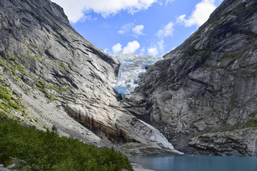 Fototapeta na wymiar Norway.Glacier Briksdal