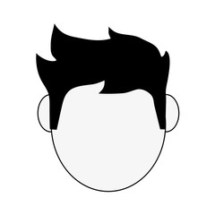head of man avatar icon image