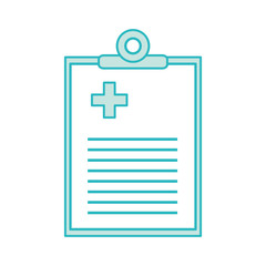 Obraz premium medical order document icon vector illustration design