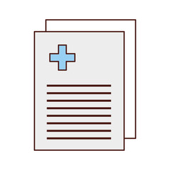 Obraz premium medical order document icon vector illustration design