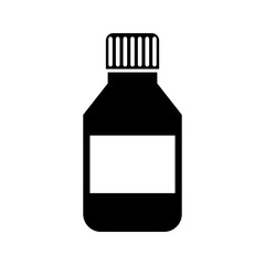 bottle drugs isolated icon vector illustration design