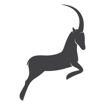 goat icon illustration isolated vector sign symbol