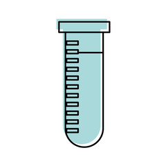 tube test isolated icon vector illustration design