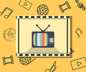 TV marketing shopping sale flat. Creative  collection.