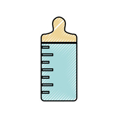 bottle baby isolated icon vector illustration design