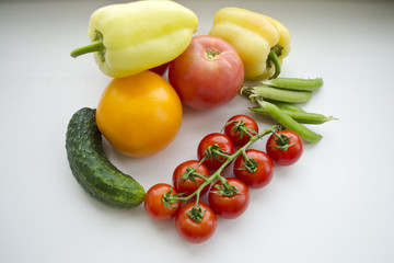 Summer crop of vegetables