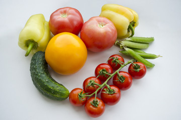 Summer crop of vegetables