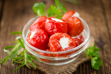 Stuffed Bell Pepper (selective focus)