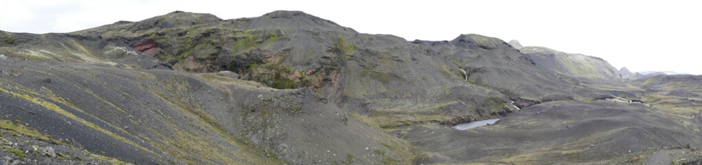nature in hiking the laugavegur trail in Iceland
