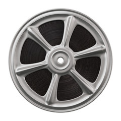Naklejka premium Isolated film reel
