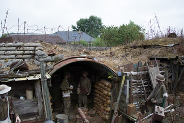 World War one trenches