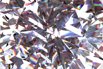 3d abstract crystal clear background texture