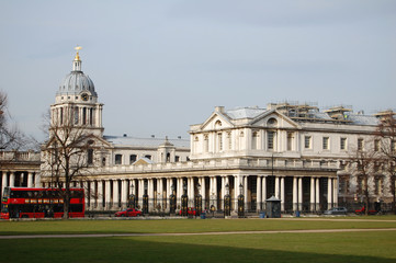Fototapeta na wymiar Old Royal Naval College, Greenwich, London