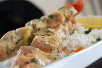 fish skewer